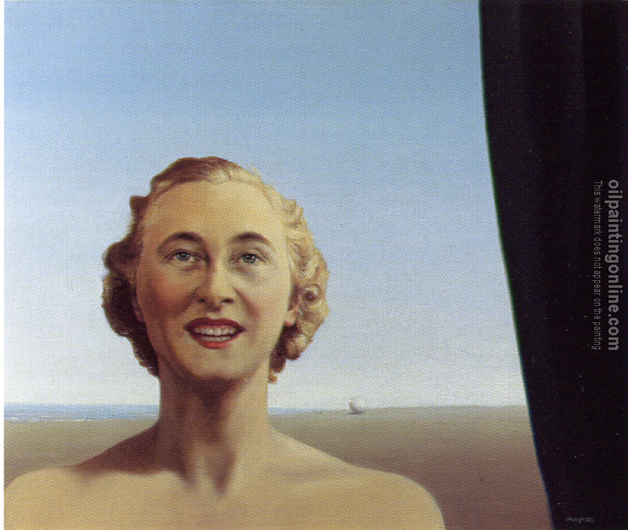 Magritte, Rene - portrait of adrienne crowet